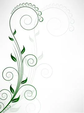 Abstract Floral Background. Illustrazione stock