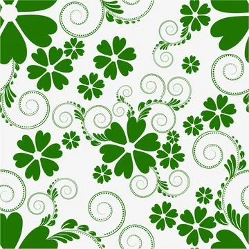 Abstract Floral Background. Illustrazione stock
