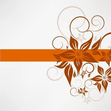 Abstract Floral Background. Illustrazione stock