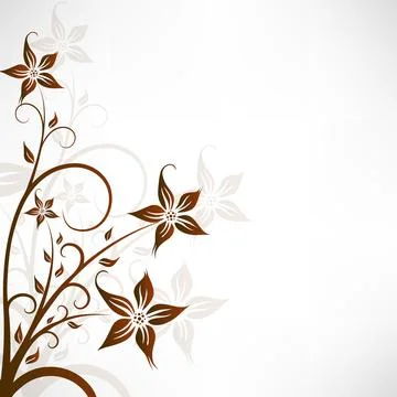 Abstract Floral Background. Illustrazione stock