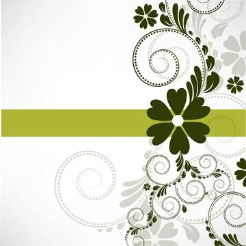 Abstract Floral Background. Illustrazione stock