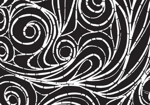 Abstract floral background pattern Stock Illustration