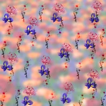 Abstract floral background Stock Photos