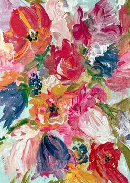 Abstract floral background Stock Photos