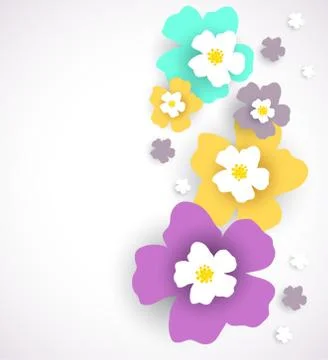 Abstract floral background. vector illustration Stock-Illustration