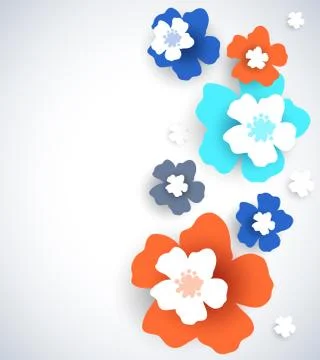 Abstract floral background. vector illustration Stock Illustration