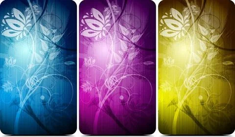 Abstract floral backgrounds. Vector eps 10 Abstract floral backgrounds. Ve... 写真素材