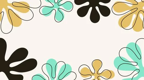 Abstract Floral Design Background Stock Illustration
