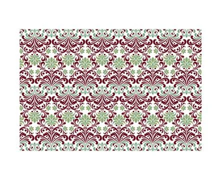 Abstract floral design seamless pattern vintage textile Stock Illustration