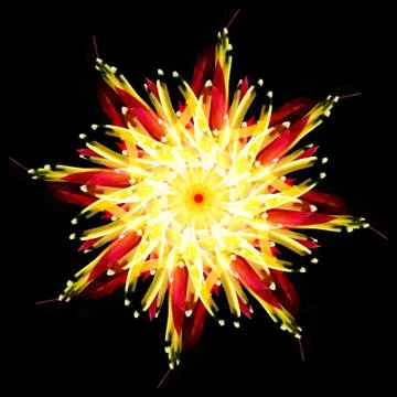 Abstract floral graphics 스톡 일러스트