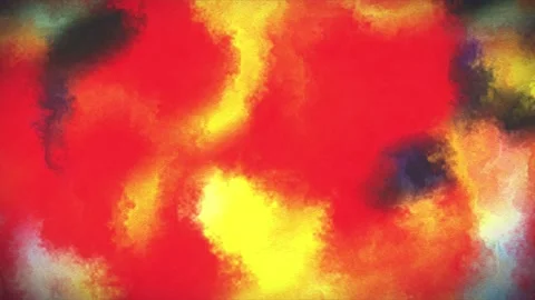 Abstract floral motion background animation in the style of a watercolor Stock Footage 229684561