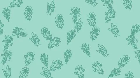 Abstract Floral Pattern Background. Stock Illustration