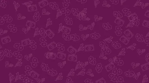 Abstract Floral Pattern in Deep Purple - A Subtle Texture. Stock Footage 322979307