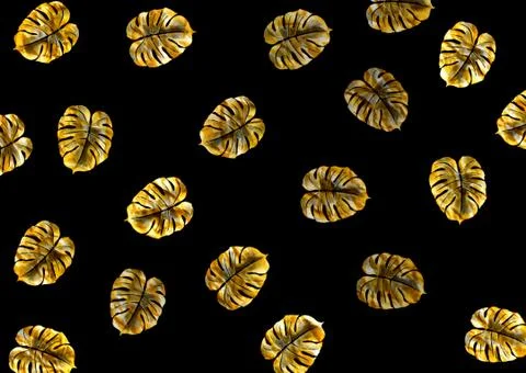 Abstract floral pattern with fabric texture Stock Illustration