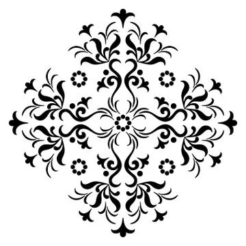 Abstract floral pattern Stock Illustration