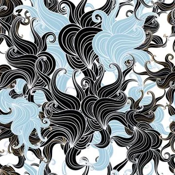 Abstract floral pattern Stock Illustration