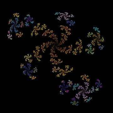 Abstract floral pattern Stock Illustration