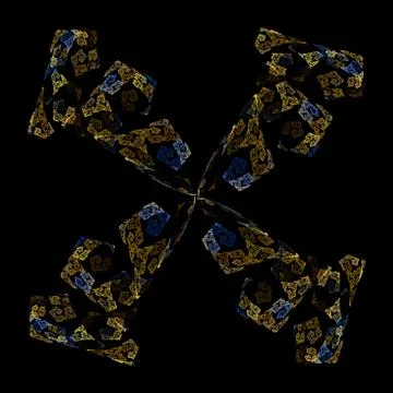 Abstract floral pattern Stockillustratie