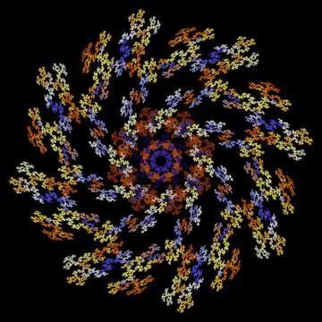 Abstract floral pattern Stockillustratie