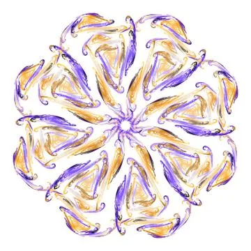 Abstract floral pattern Stock Illustration