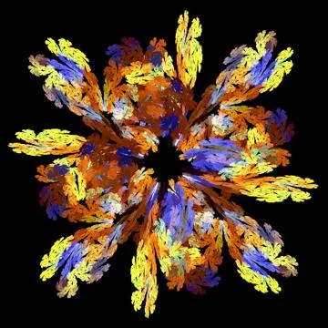 Abstract floral pattern イラスト素材