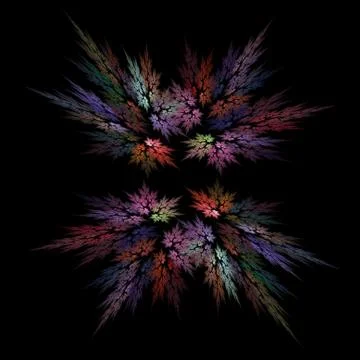 Abstract floral pattern イラスト素材