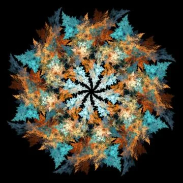 Abstract floral pattern イラスト素材