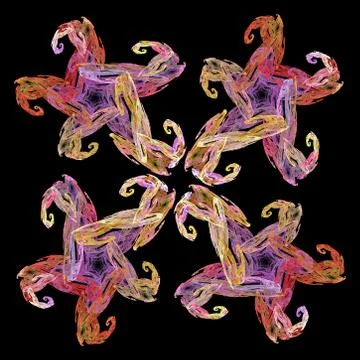 Abstract floral pattern Stock Illustration