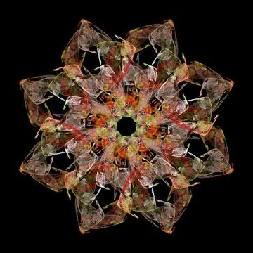 Abstract floral pattern Stockillustratie