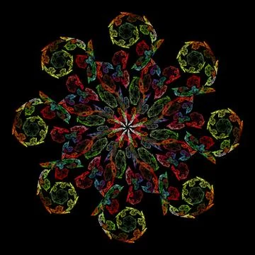 Abstract floral pattern Stock-Illustration