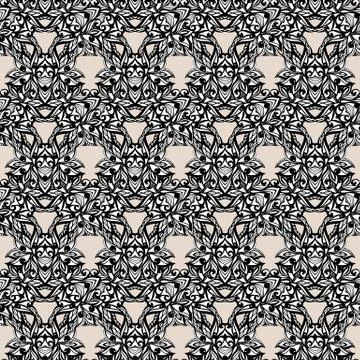 Abstract floral pattern Stock Illustration