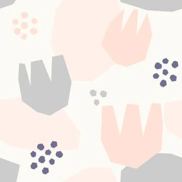 Abstract Floral Pattern Stock Illustration