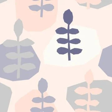 Abstract Floral Pattern Stock Illustration