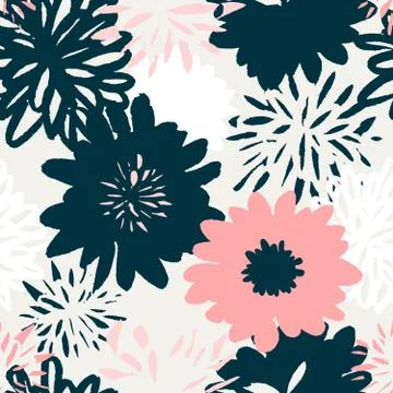 Abstract Floral Pattern Stock-Illustration