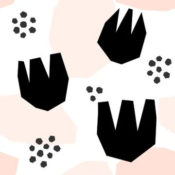 Abstract Floral Pattern Illustrazione stock
