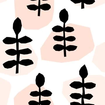 Abstract Floral Pattern Stock Illustration