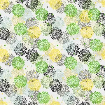 Abstract Floral Pattern Stock Illustration