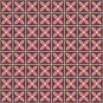 Abstract floral pattern Stock Illustration