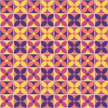 Abstract floral pattern Illustrazione stock