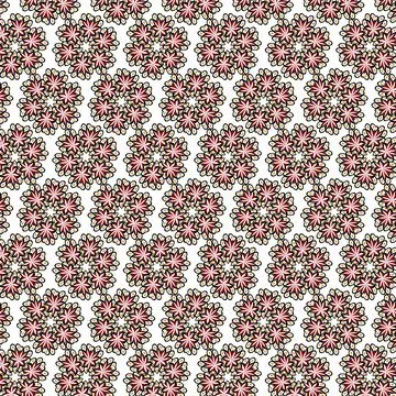 Abstract floral pattern. Stock Illustration
