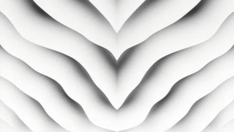 Abstract floral pattern with layers of petals. Design. Beautiful bending shape Stockillustratie