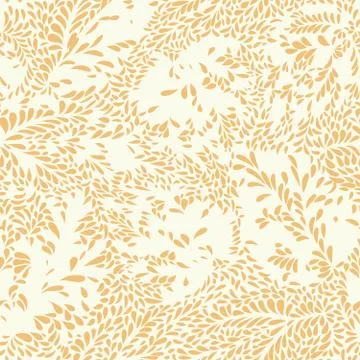 Abstract floral pattern Leaves seamless texture. Plant background Stock Illustration