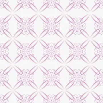 Abstract floral pattern, seamless. 库存插图