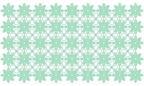 Abstract floral pattern six Illustrazione stock