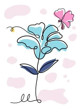 Abstract floral patterns 5 Stock Illustration