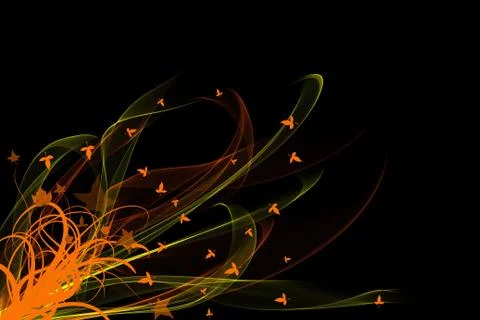 Abstract floral Stock Photos