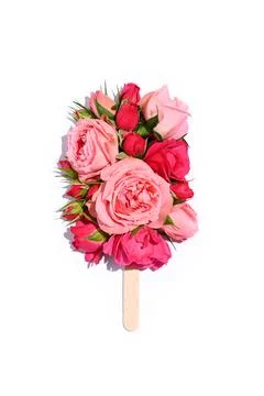 Abstract floral popsicle image Stock Photos