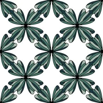 Abstract floral seamless flowers pattern for wrapping paper and fabrics and.. Illustrazione stock