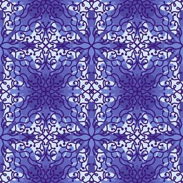 Abstract floral seamless flowers pattern for wrapping paper and fabrics and.. Illustrazione stock