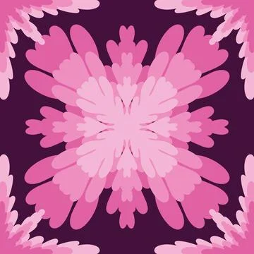 Abstract floral seamless flowers pattern for wrapping paper and fabrics and.. イラスト素材